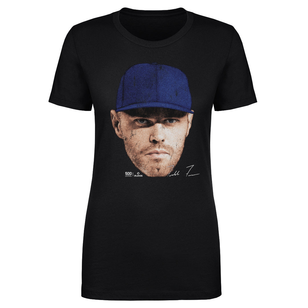 Freddie Freeman Los Angeles D Vintage Head WHT