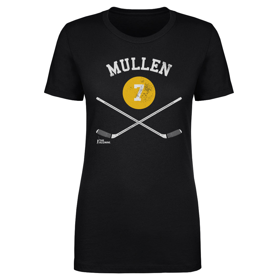 Joe Mullen Pittsburgh 7 Sticks WHT