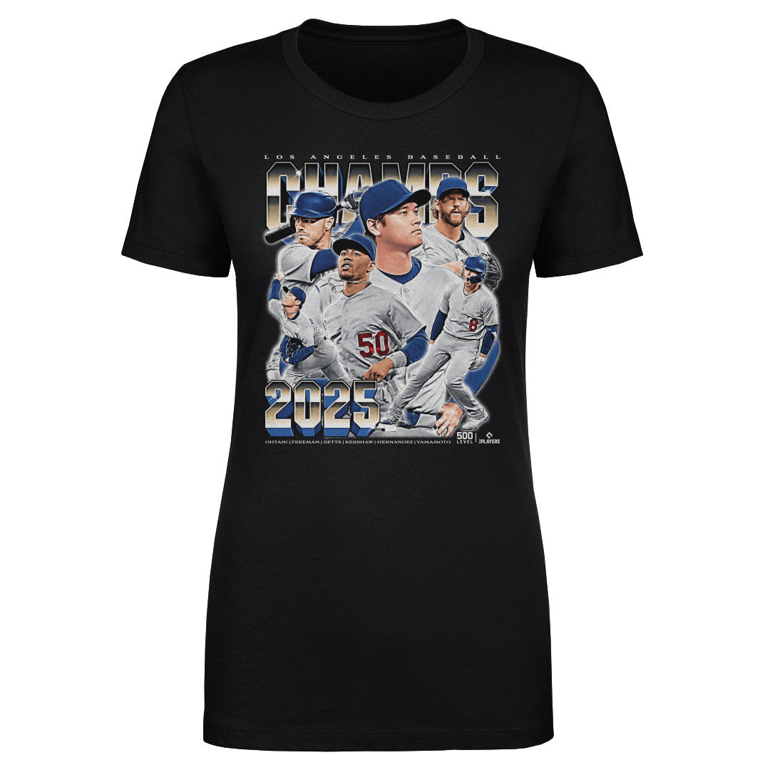 Los Angeles D Baseball 2025 Champs Vintage WHT
