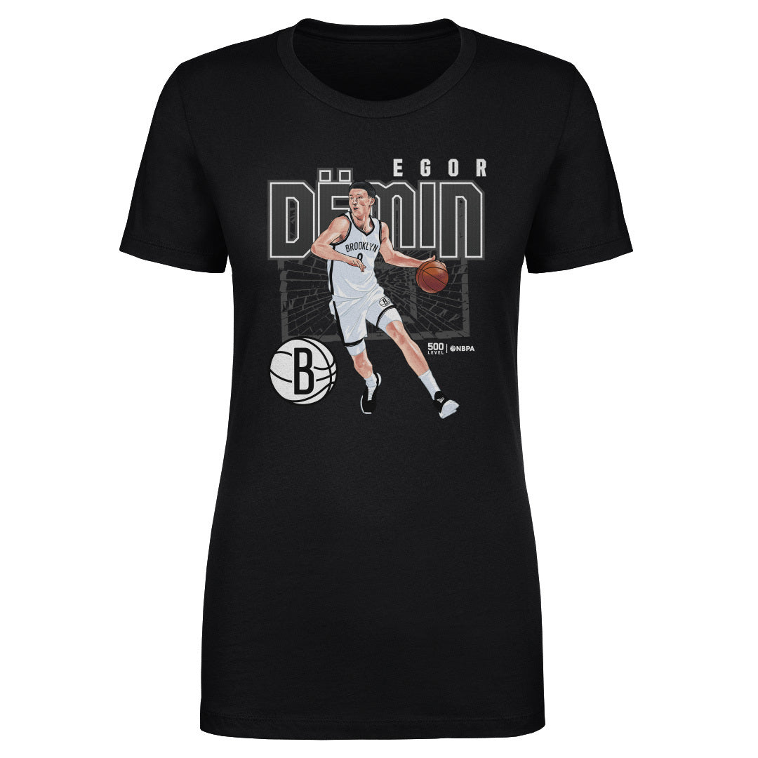 Egor Demin Brooklyn Nets Shattered WHT