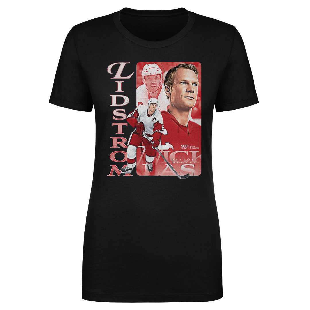 Nicklas Lidstrom Detroit Vintage WHT
