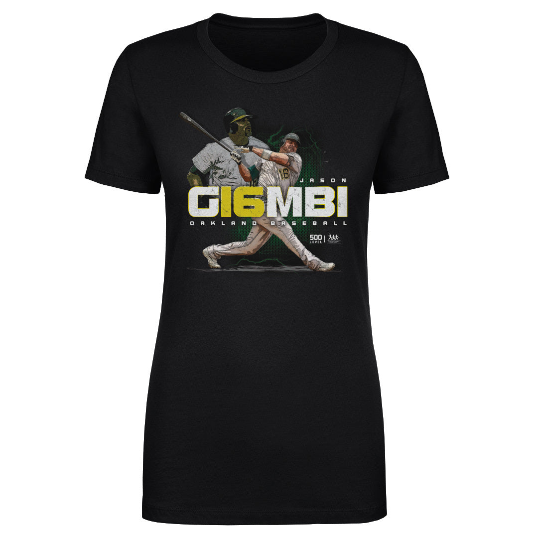 Jason Giambi Oakland Player Number WHT