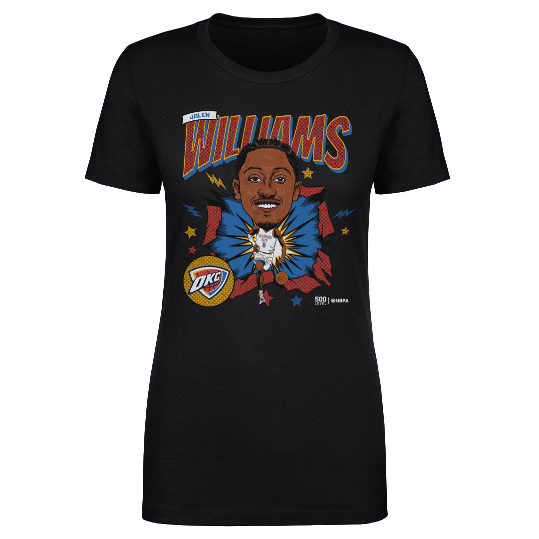 Jalen Williams Oklahoma City Thunder Caricature WHT