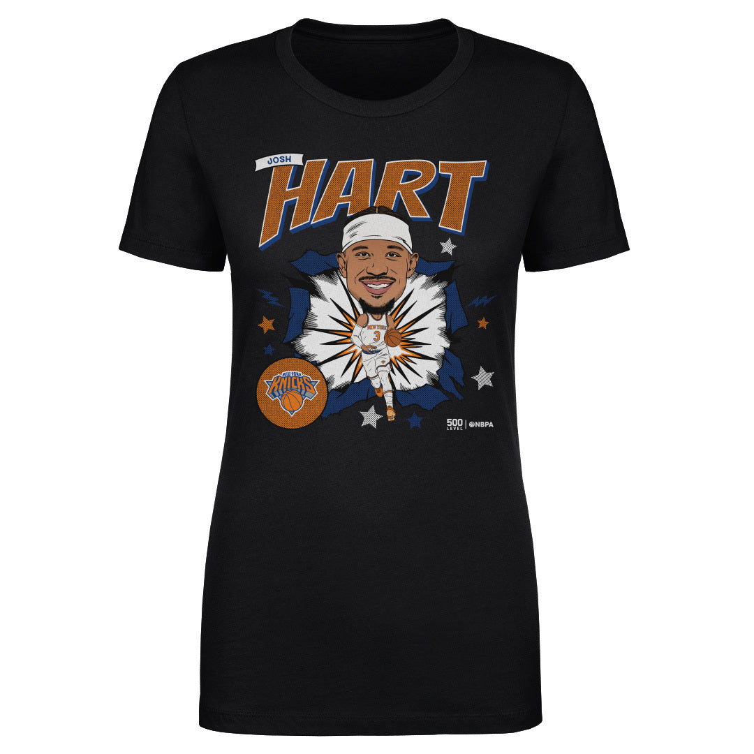 Josh Hart New York Knicks Caricature WHT