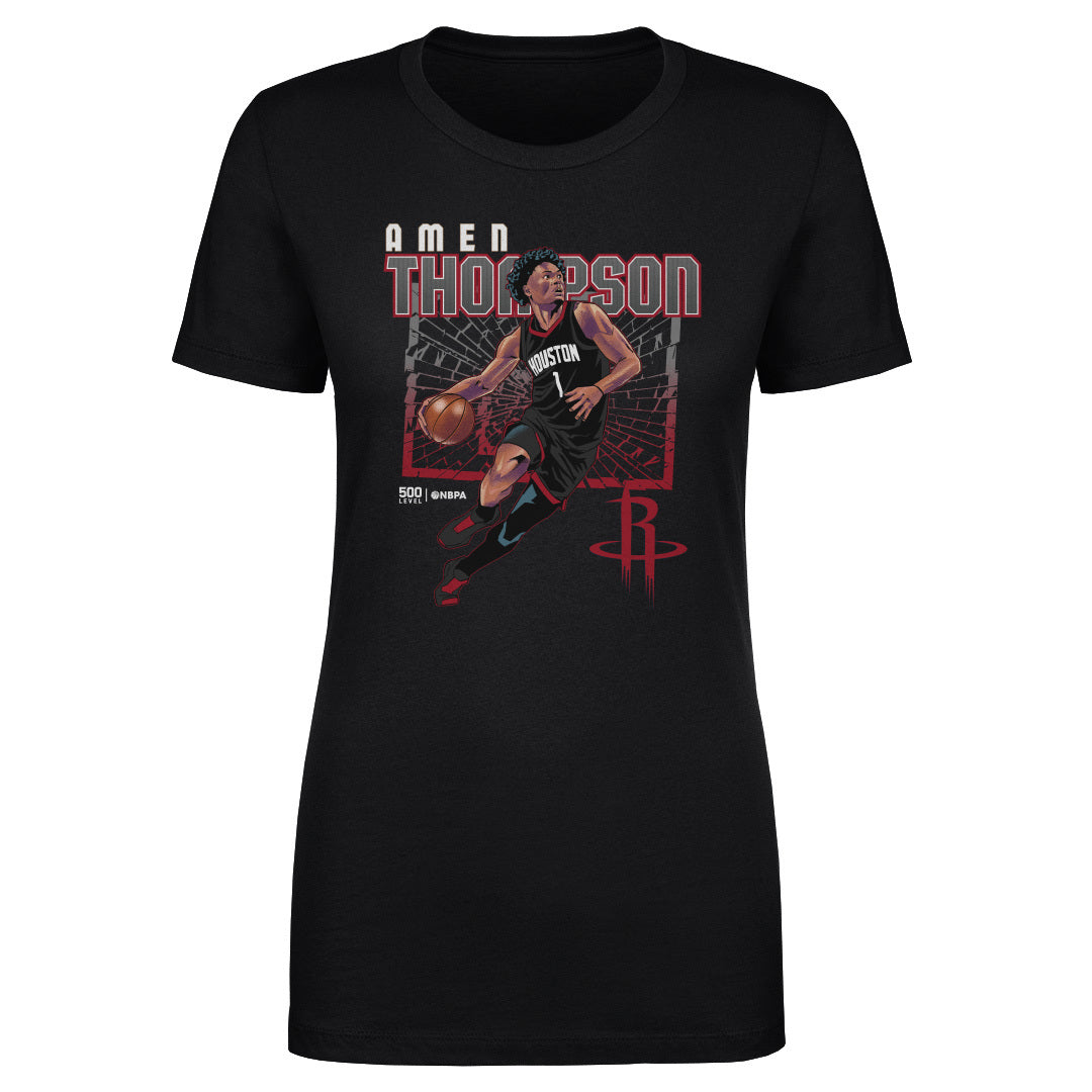 Amen Thompson Houston Rockets Shattered WHT