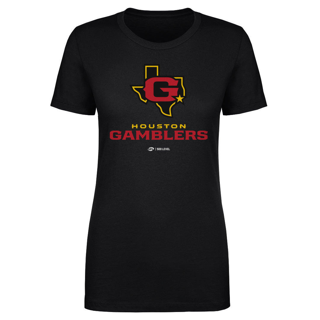 Houston Gamblers Primary Logo WHT