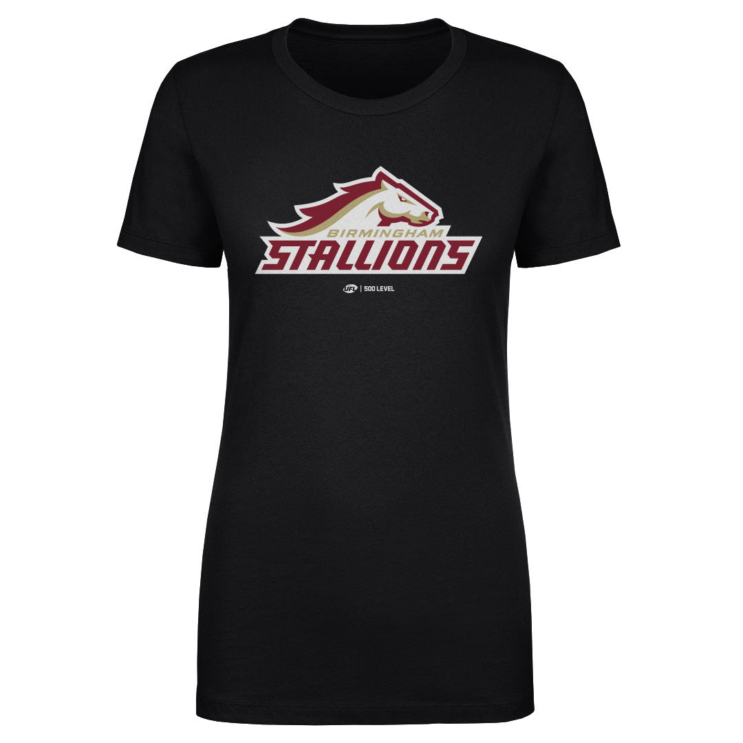 Birmingham Stallions Primary Logo WHT