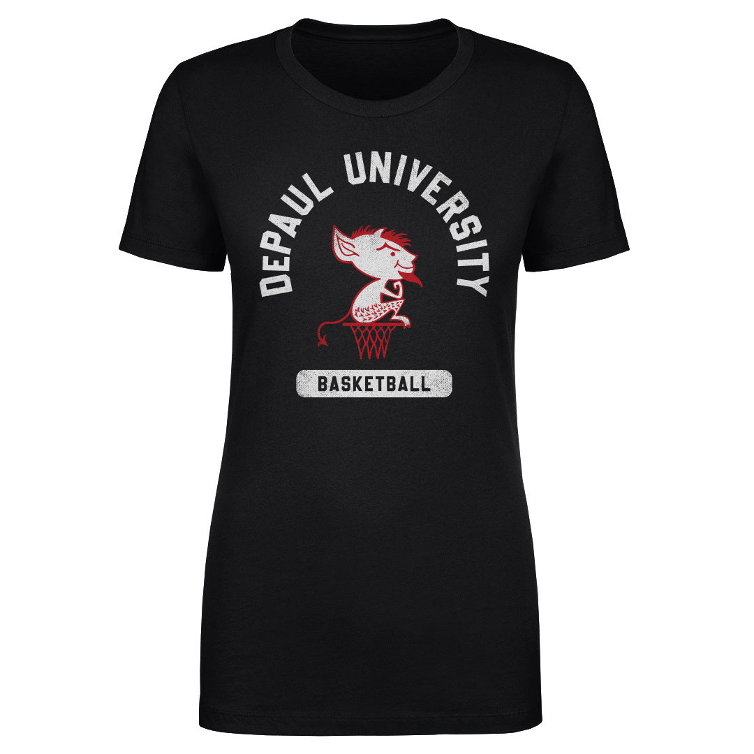 DePaul Blue Demons Mascot Basketball WHT
