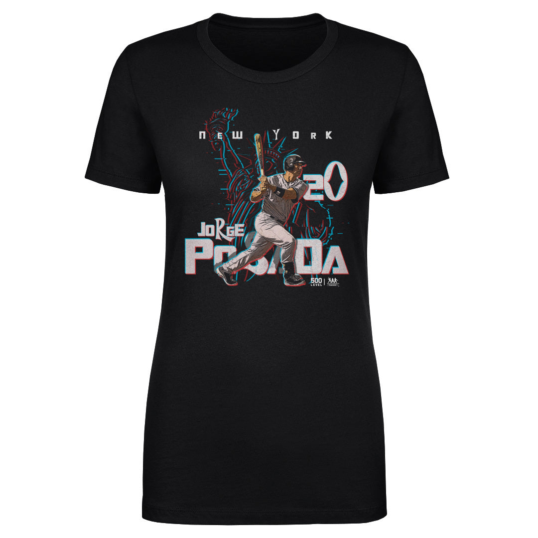 Jorge Posada New York Y 3D Graphic WHT