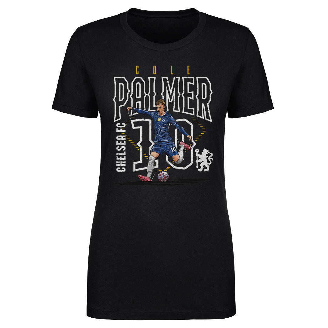 Cole Palmer Chelsea FC Outline Number WHT