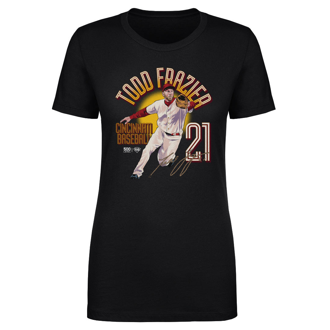 Todd Frazier Cincinnati Name Arc WHT