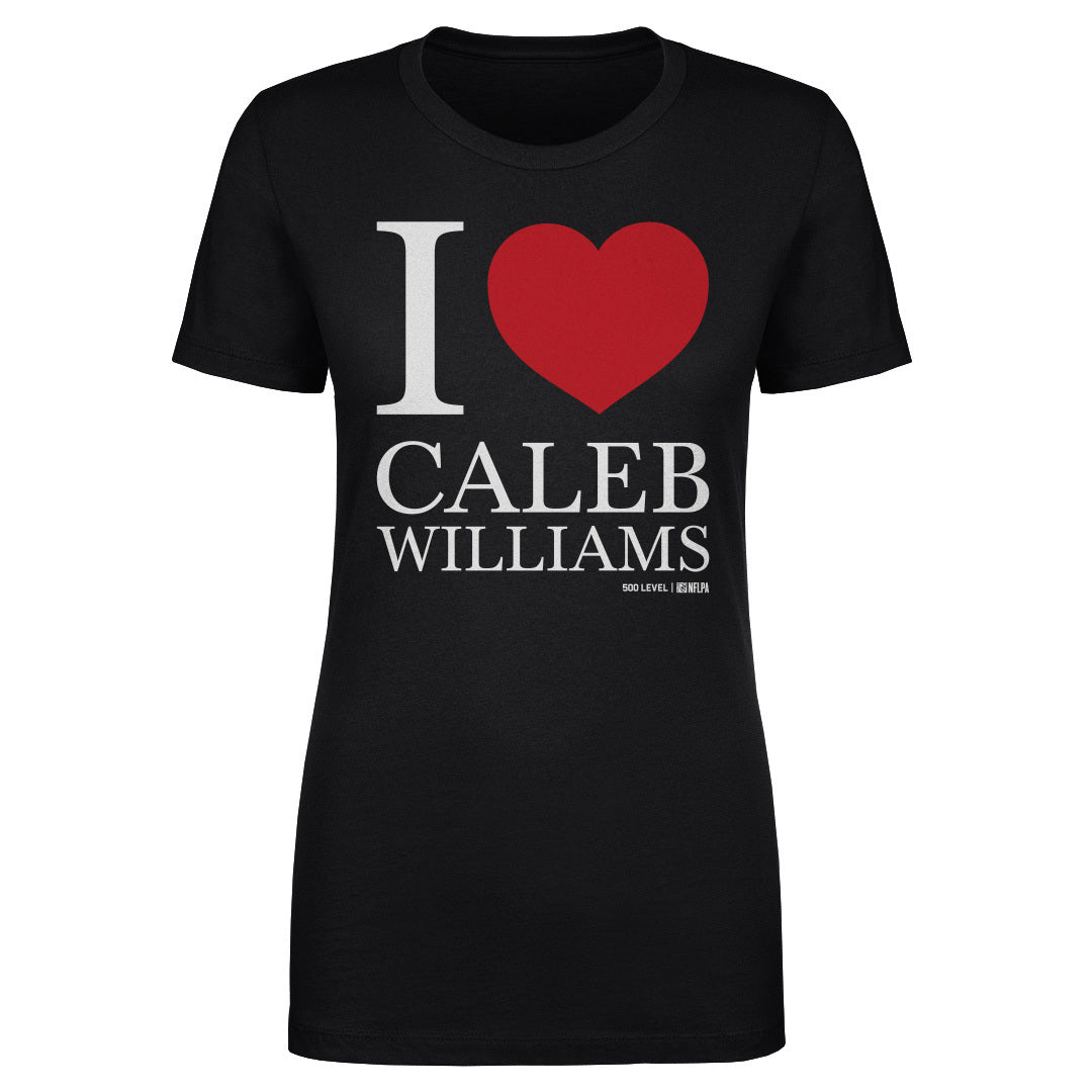 Caleb Williams Chicago I Love WHT