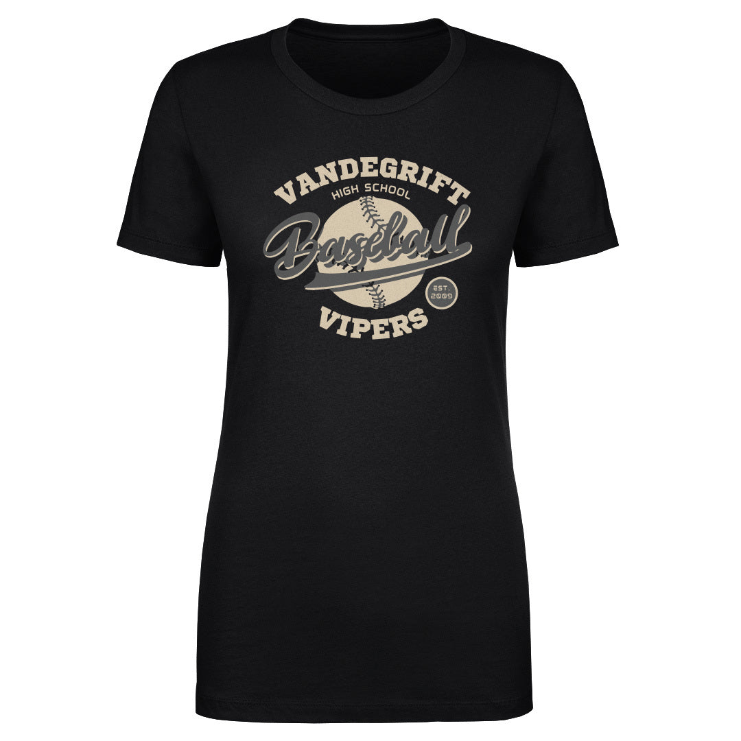 Vandegrift Crown Trio Baseball Script WHT