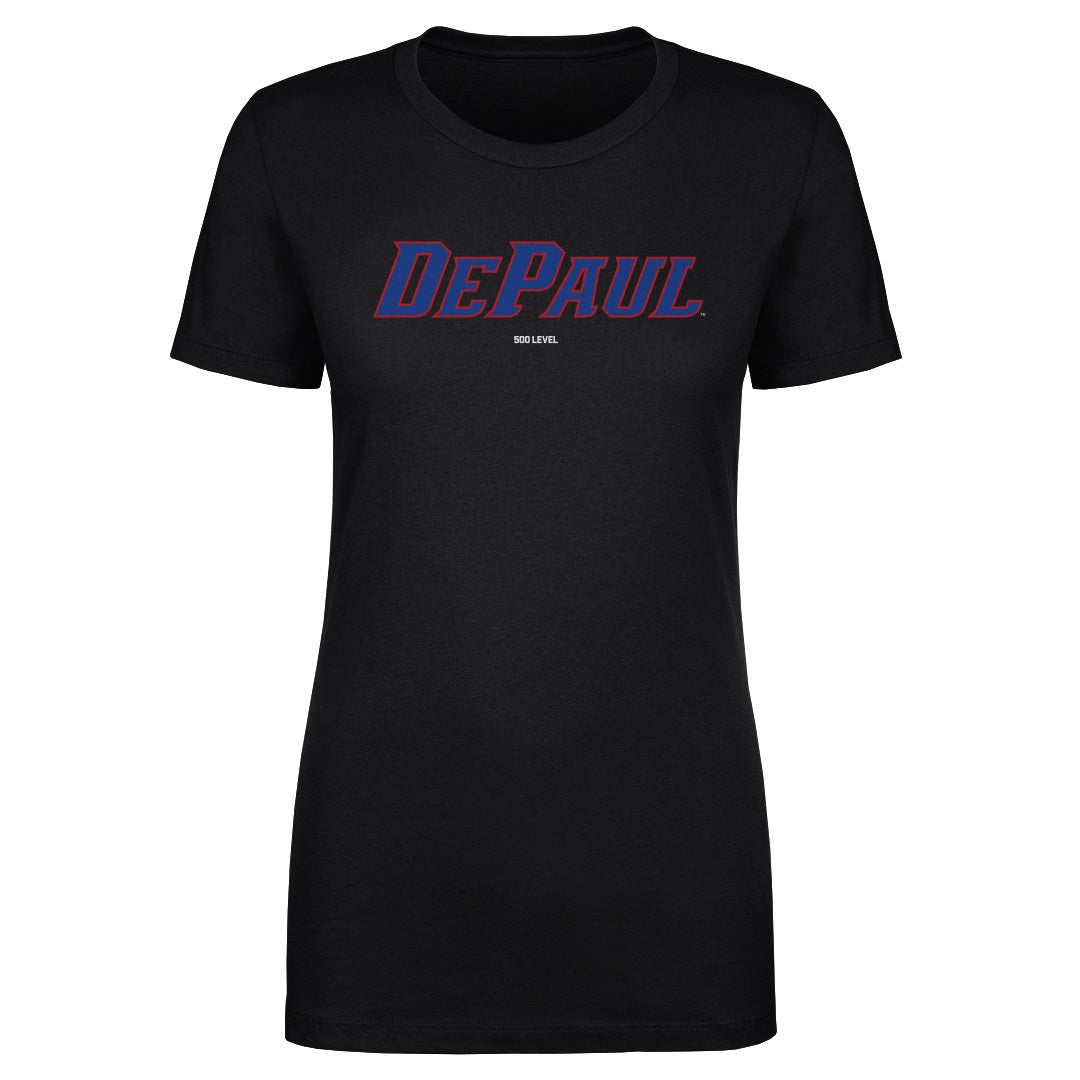 DePaul Blue Demons Wordmark WHT
