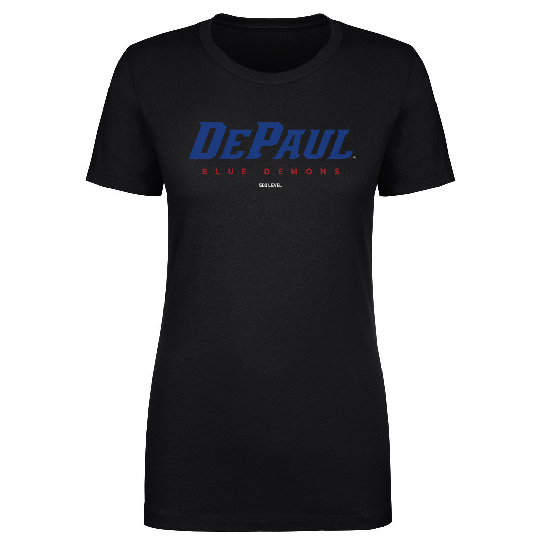 DePaul Blue Demons Wordmark Blue Demons WHT