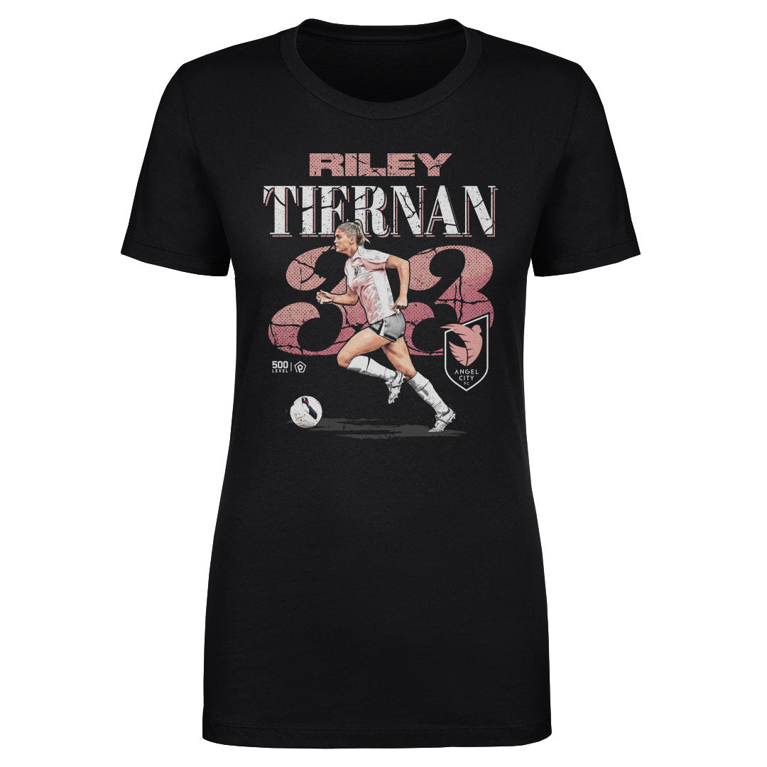 Riley Tiernan Angel City FC Cracked Number WHT