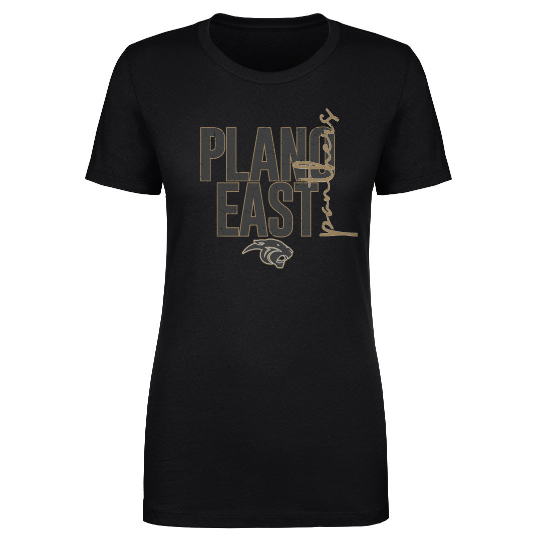 Crown Trio Plano East Panthers Vertical Cursive WHT