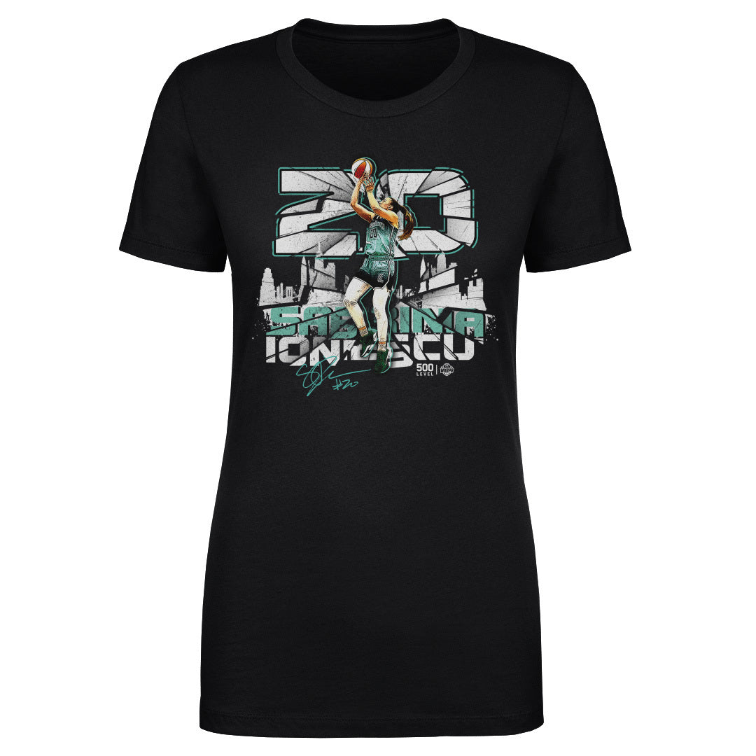 Sabrina Ionescu New York Liberty Player Name WHT