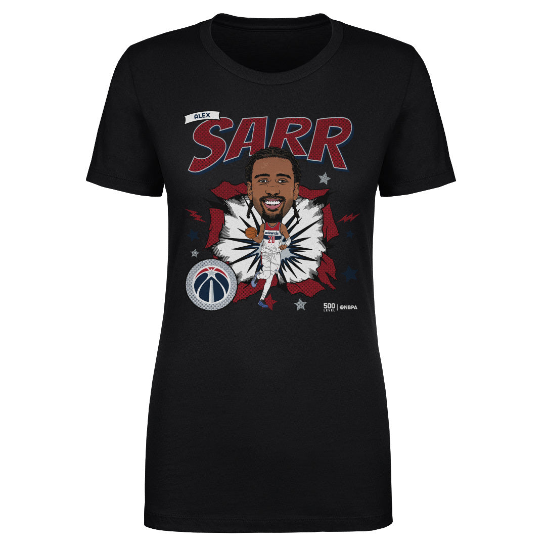 Alex Sarr Washington Wizards Caricature WHT