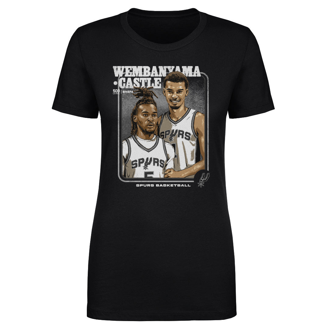 Victor Wembanyama & Stephon Castle San Antonio Spurs Step Brothers WHT