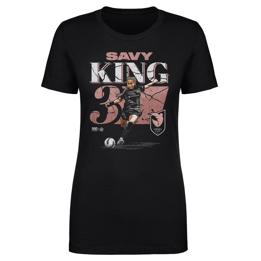 Savy King Angel City FC Cracked Number WHT