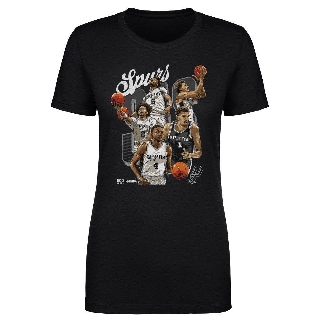 San Antonio Spurs 2025 Starting 5 WHT