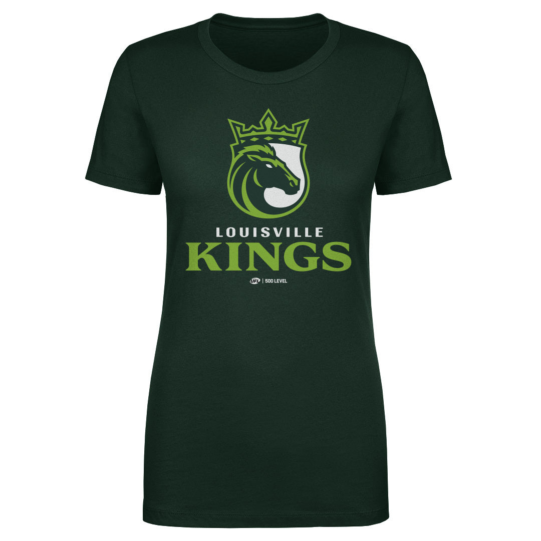 Louisville Kings Primary Logo WHT