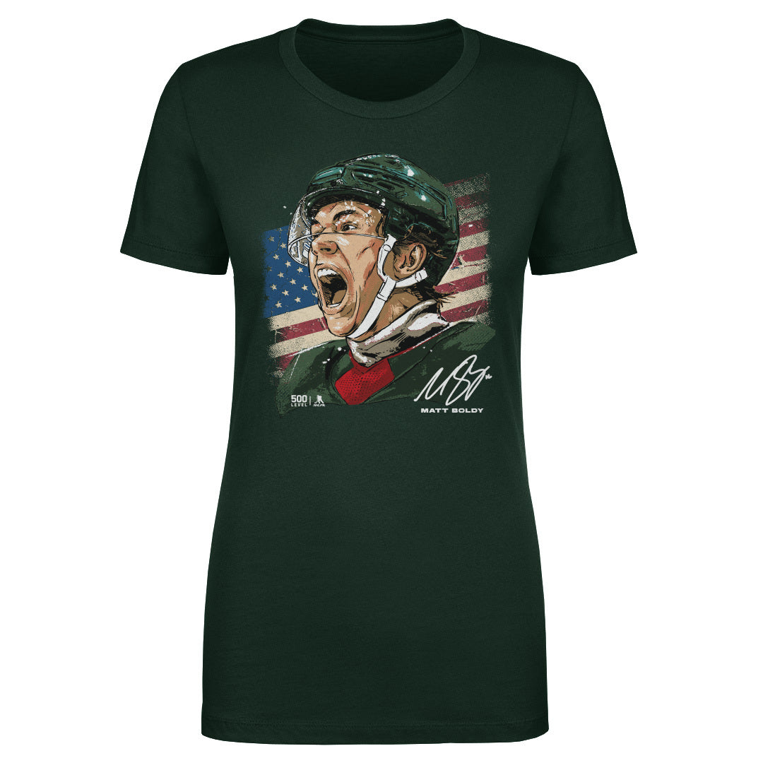 Matt Boldy Minnesota USA Portrait WHT