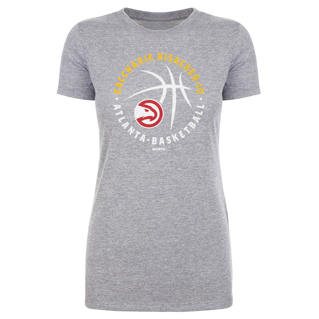 Zaccharie Risacher Atlanta Hawks Player Ball WHT