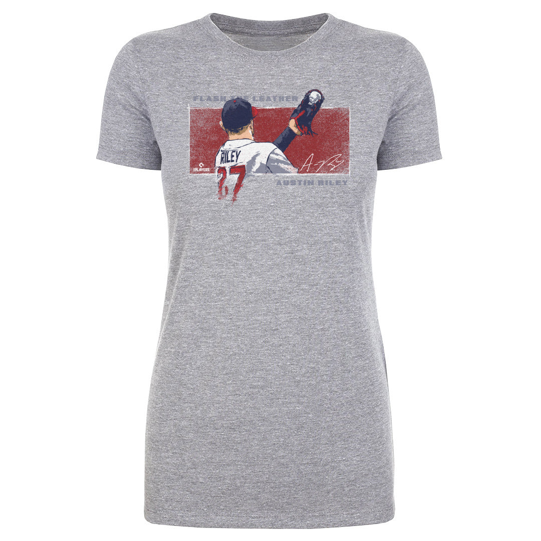 Austin Riley Atlanta Flash The Leather WHT