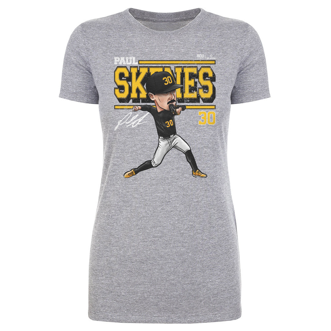 Paul Skenes Pittsburgh Cartoon WHT