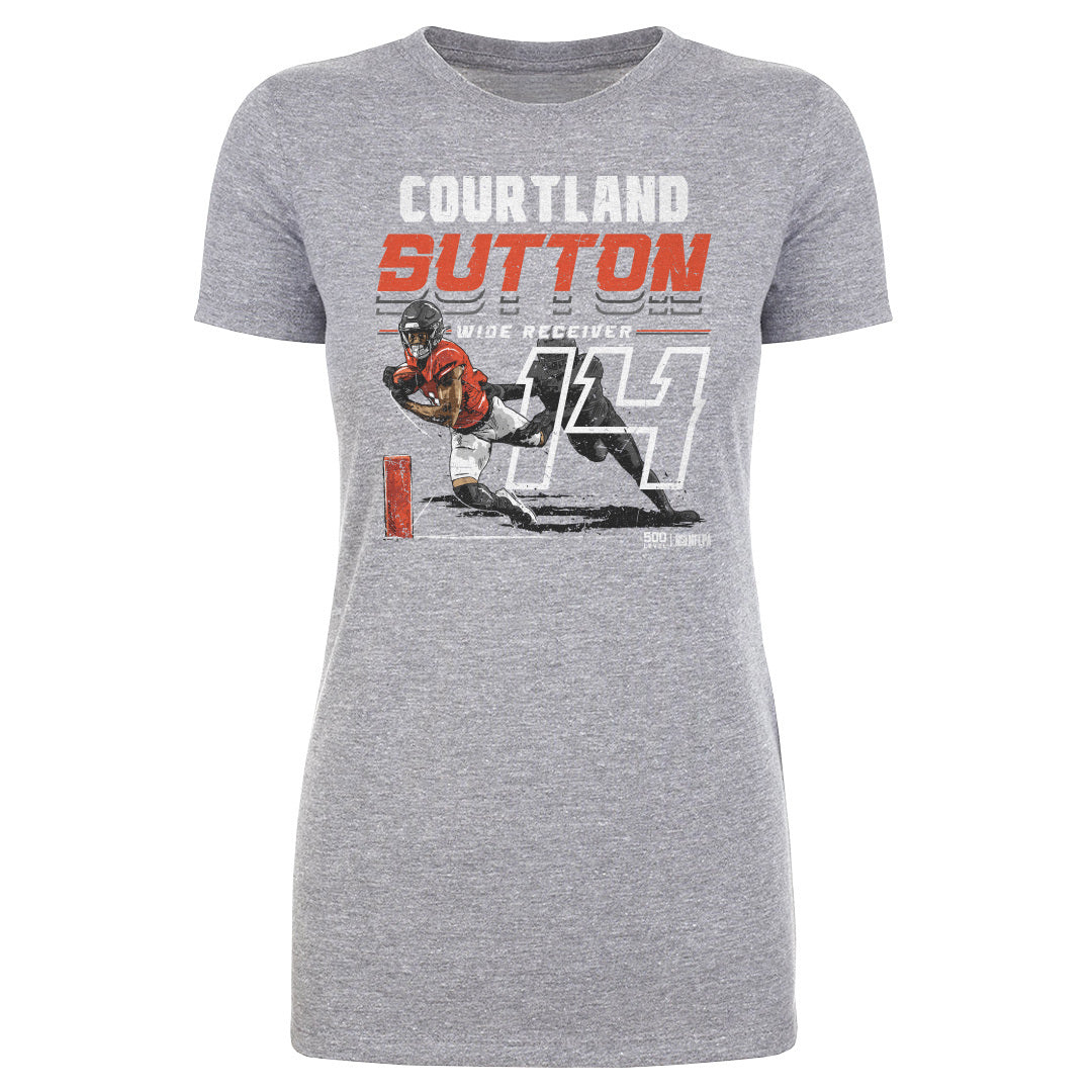 Courtland Sutton Denver Player Name WHT