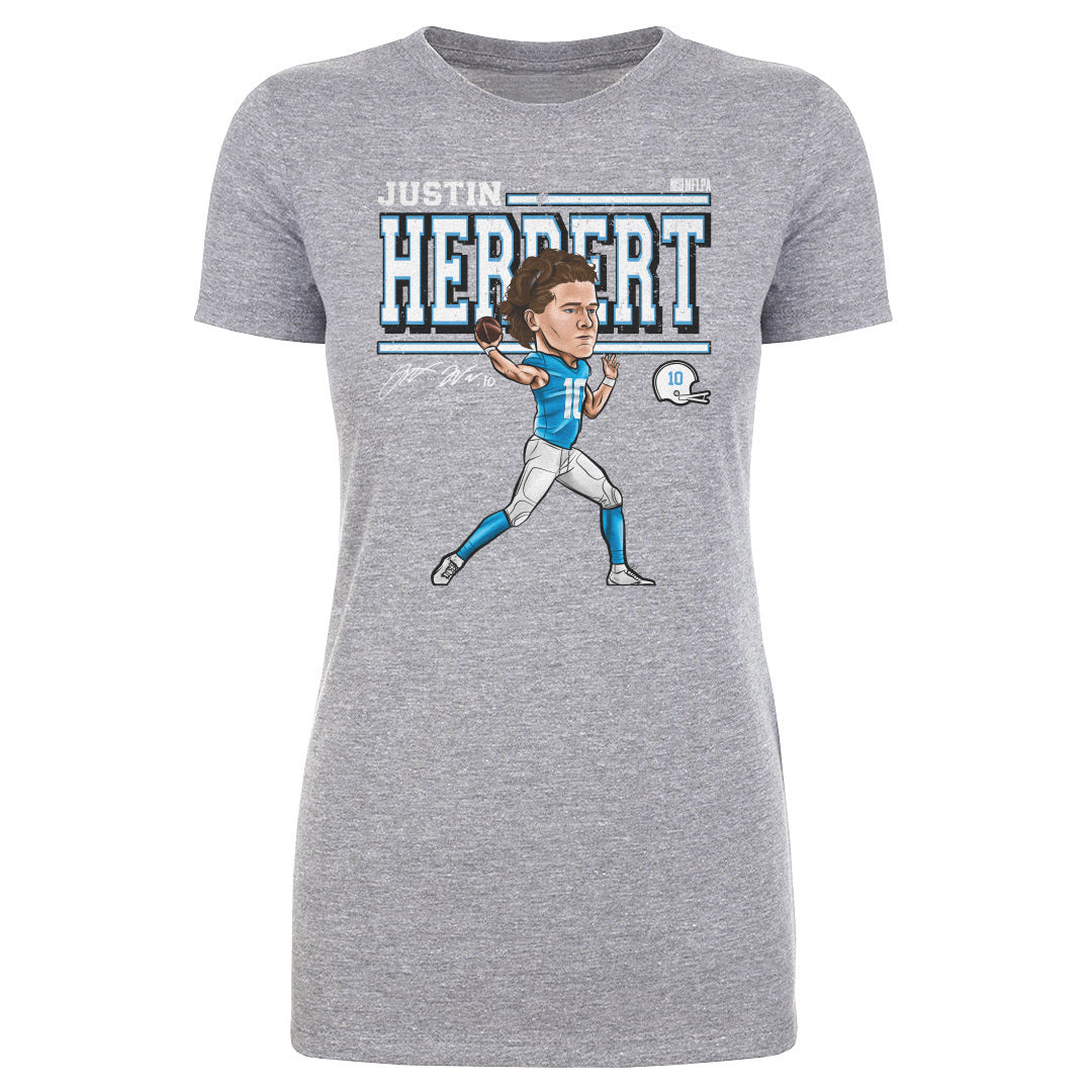 Justin Herbert Cartoon WHT