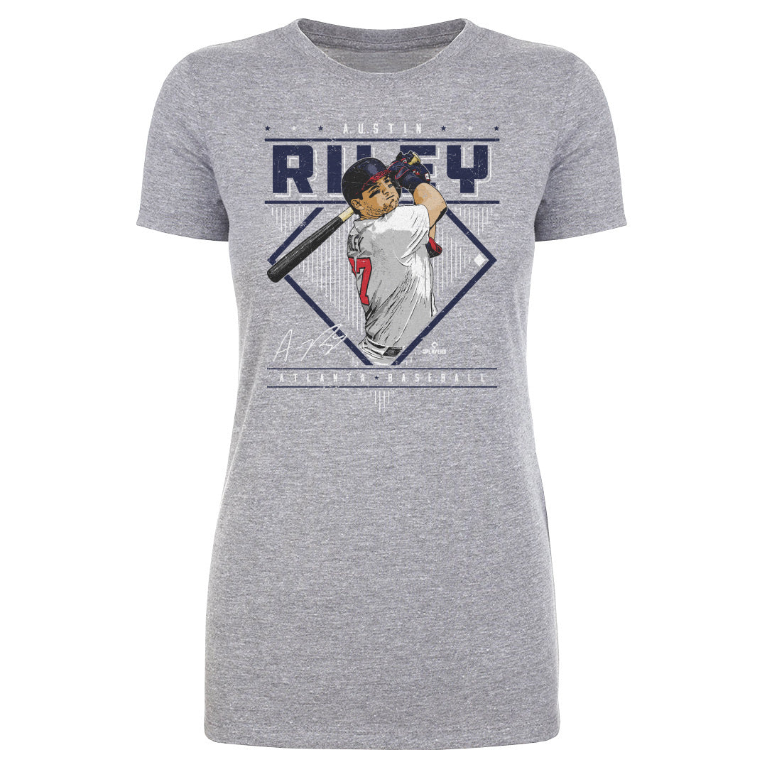 Austin Riley Atlanta Diamond Name WHT