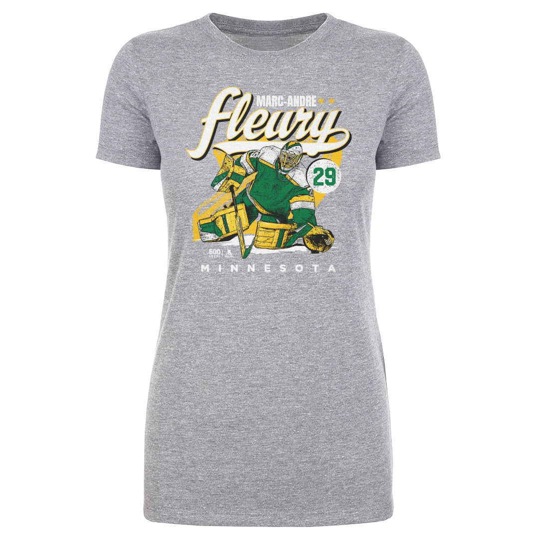 Marc-Andre Fleury Minnesota Retro WHT