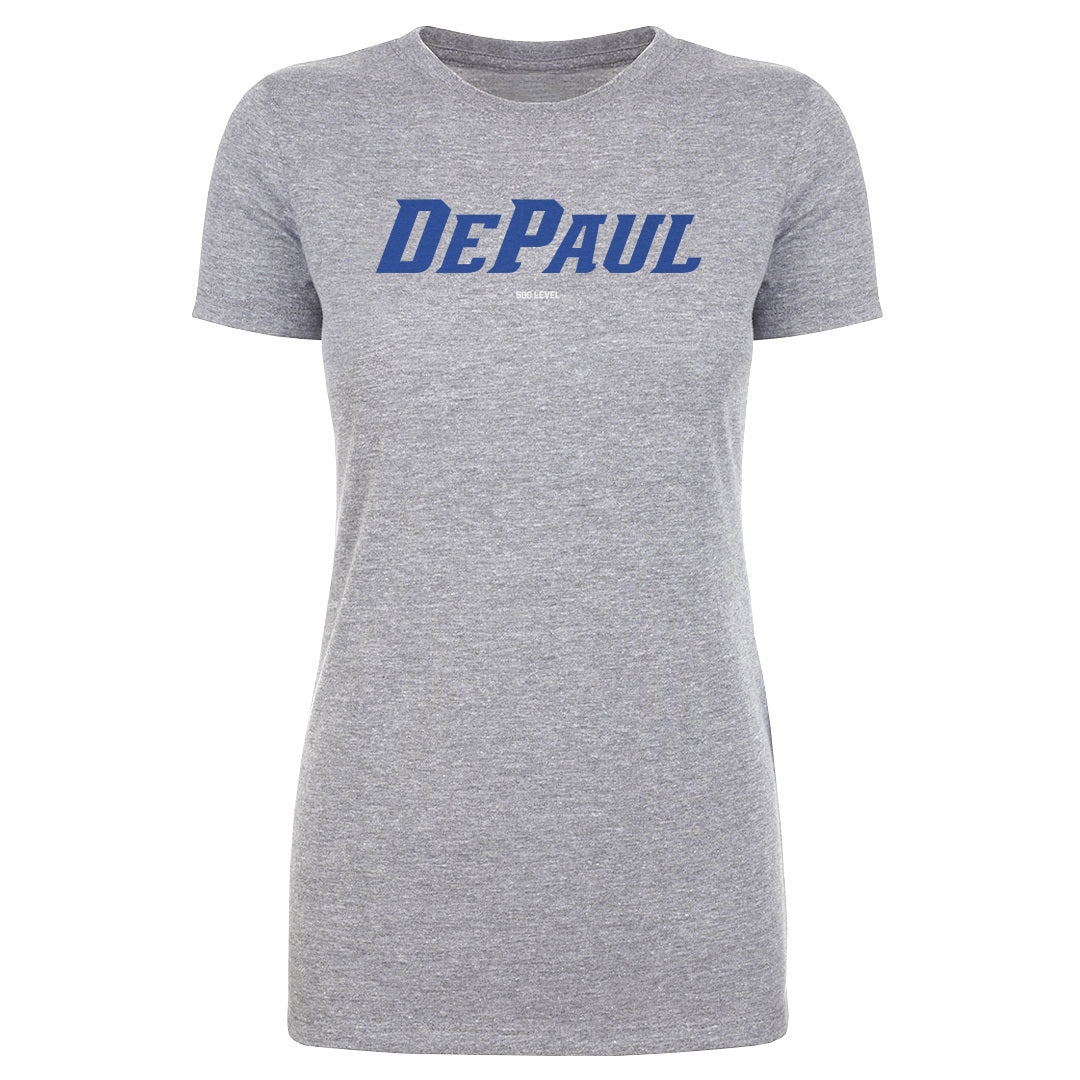 DePaul Blue Demons Wordmark Royal WHT