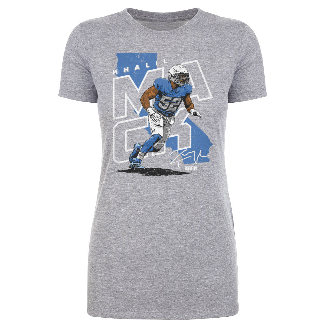 Khalil Mack Los Angeles C Player Map WHT