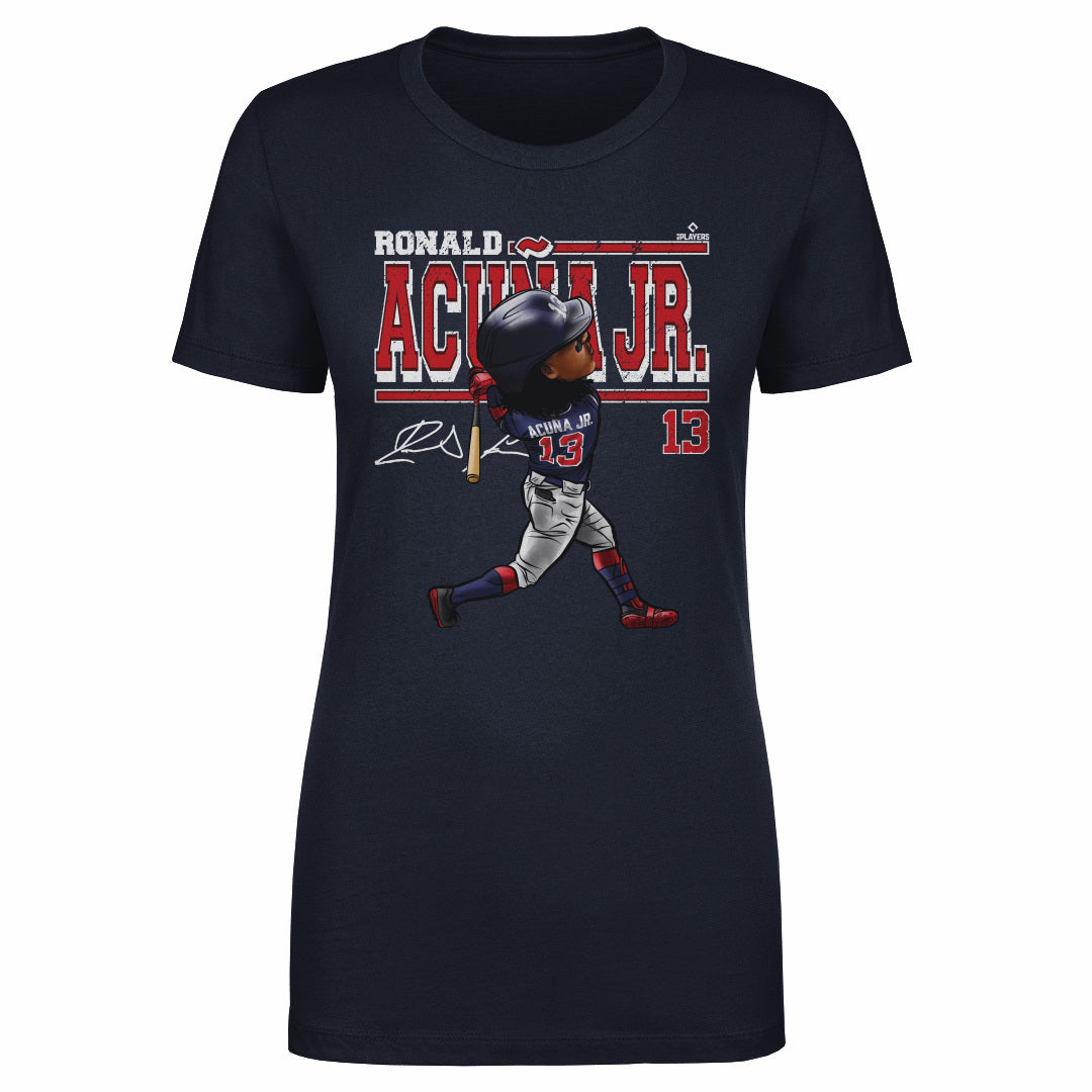 Ronald Acuna Jr. Cartoon WHT