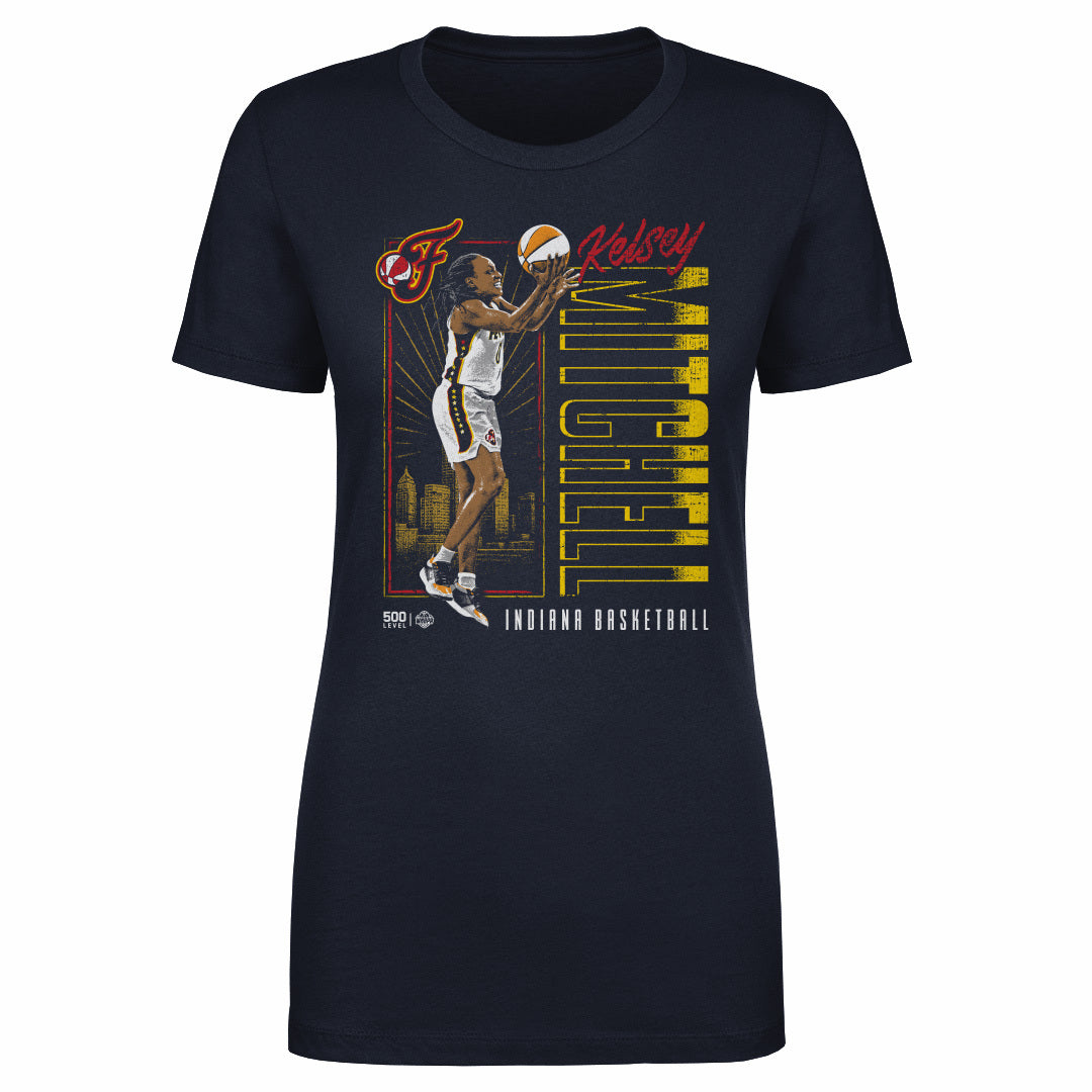 Kelsey Mitchell Indiana Fever Vertical Name WHT
