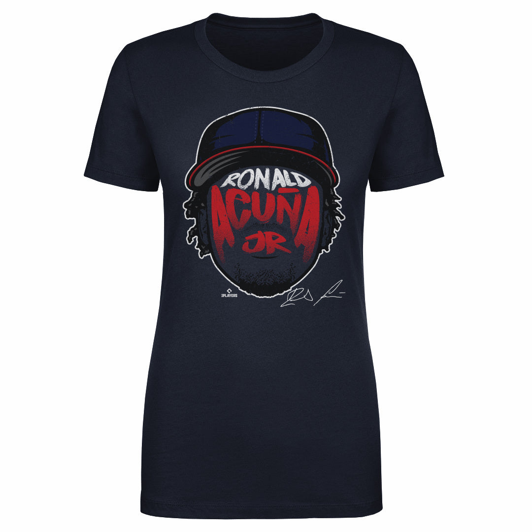 Ronald Acuna Jr. Player Silhouette WHT
