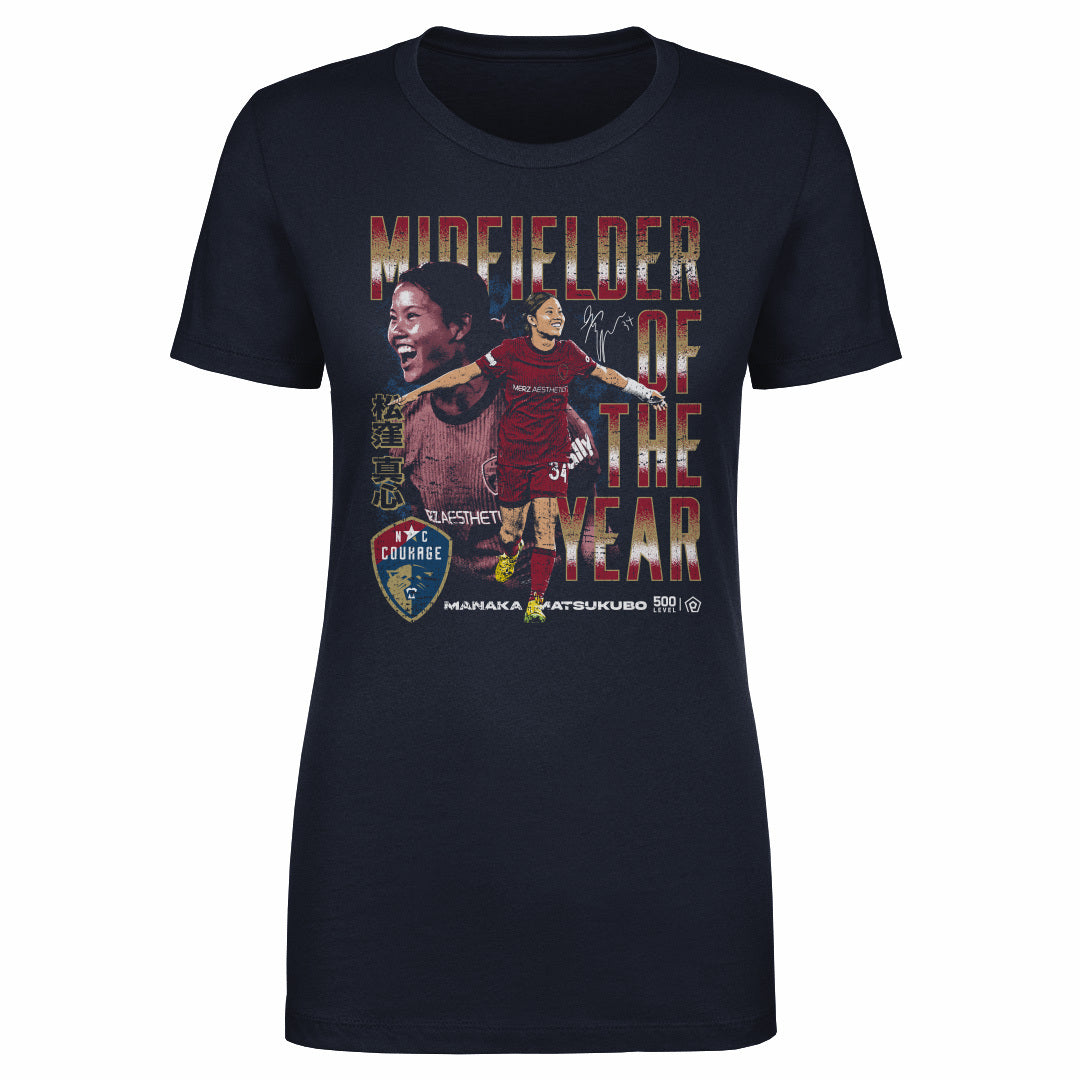 Manaka Matsukubo North Carolina Courage 2025 Midfielder Of The Year WHT