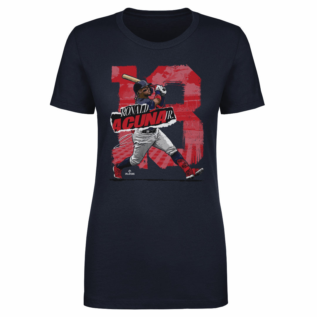 Ronald Acuna Jr. Atlanta Rough WHT