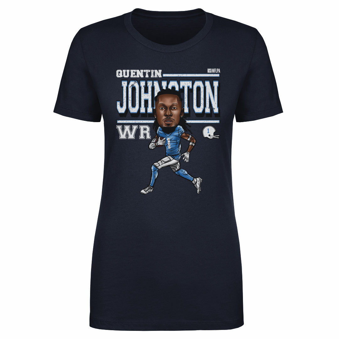Quentin Johnston Los Angeles C Cartoon WHT