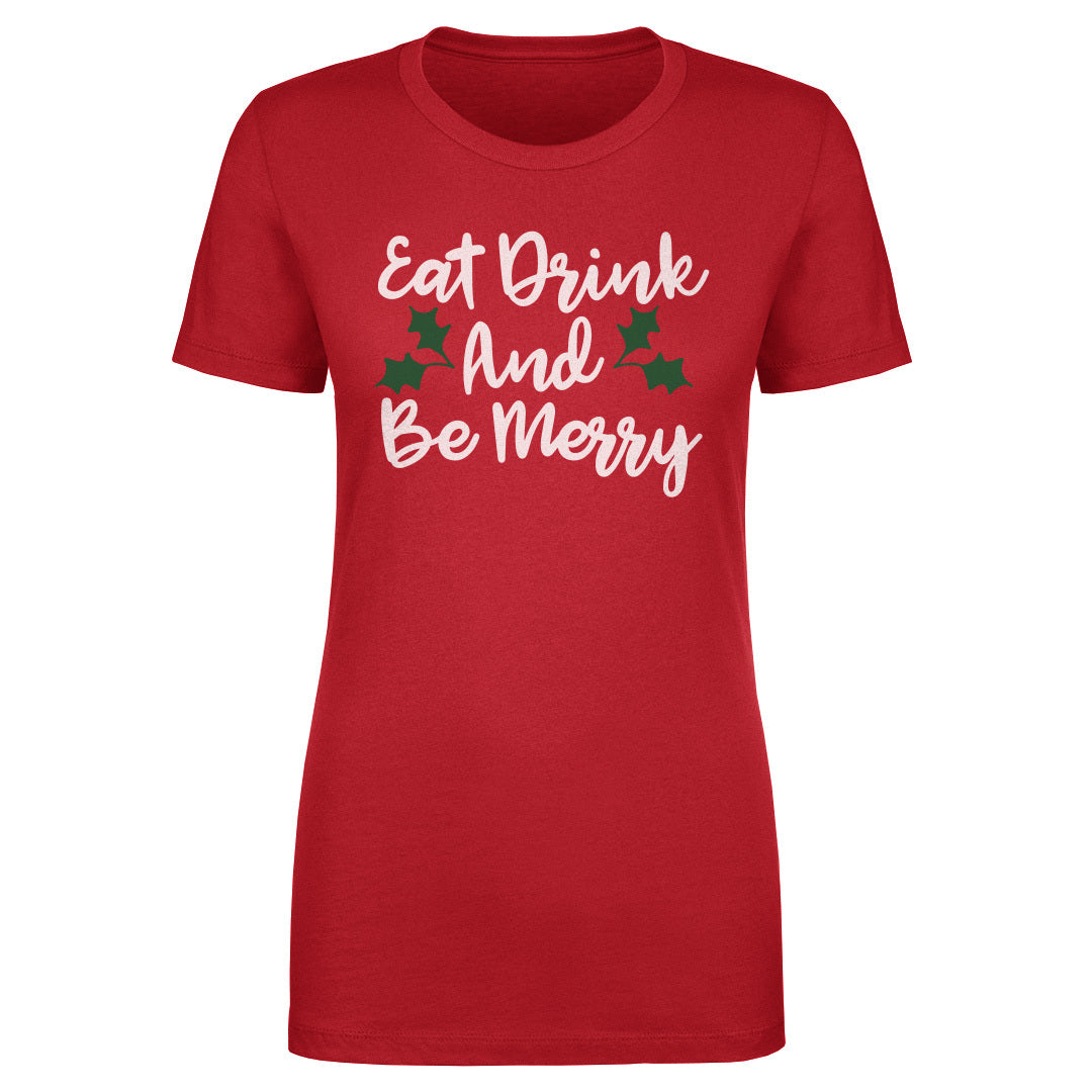 Christmas Eat Drink And Be Merry WHT