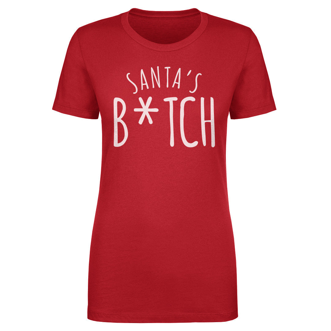 Christmas Santa's B-tch WHT