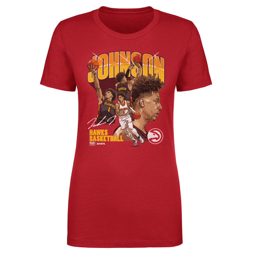 Jalen Johnson Atlanta Hawks Collage WHT