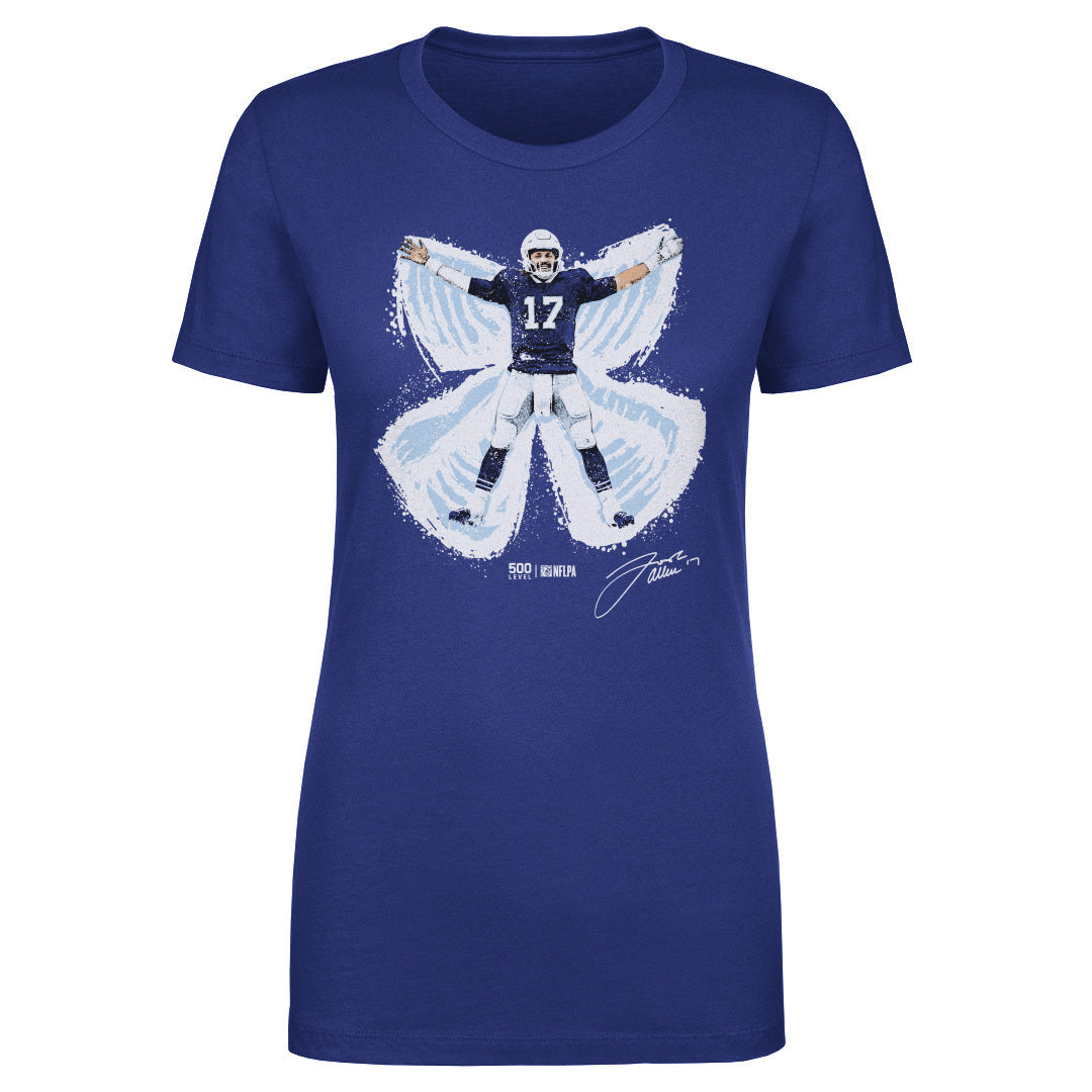 Josh Allen Buffalo Snow Angel WHT