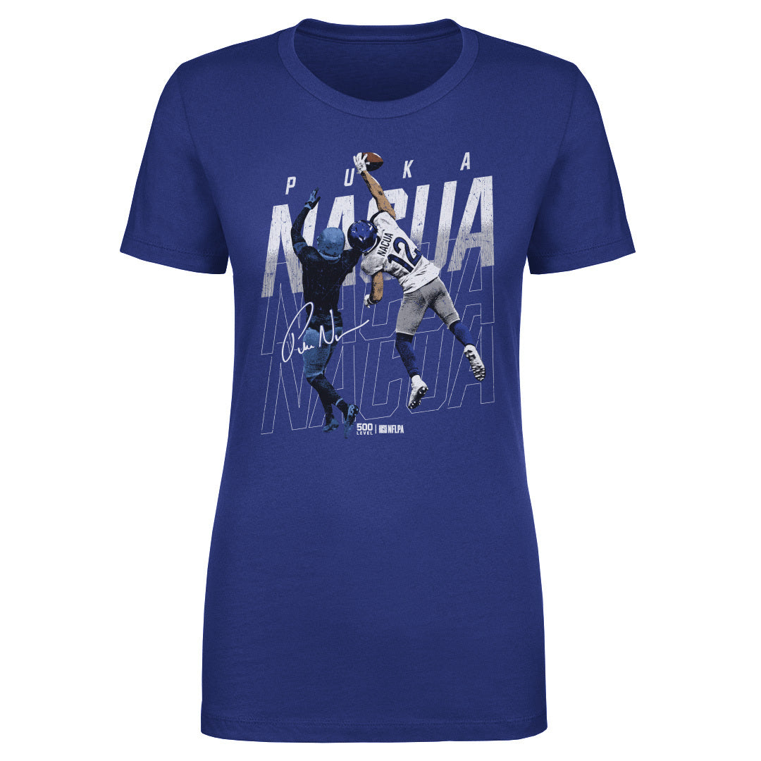 Puka Nacua Los Angeles R One-Handed Catch WHT