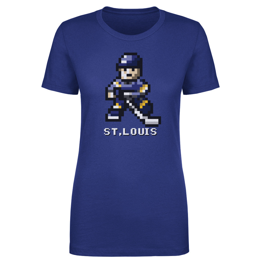 St. Louis Hockey 8-bit WHT