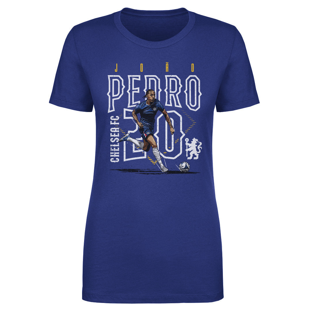 Joao Pedro Chelsea FC Outline Number WHT